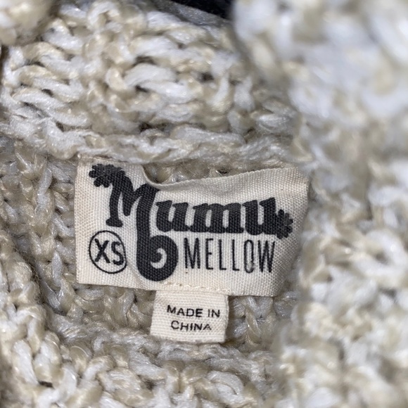 RARE Mumu Mellow Chunky Knit Gooseneck Sweater - Picture 7 of 9